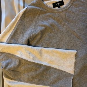 Flare sleeve sweater